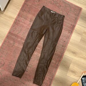 Free People Chocolate Brown Leggings